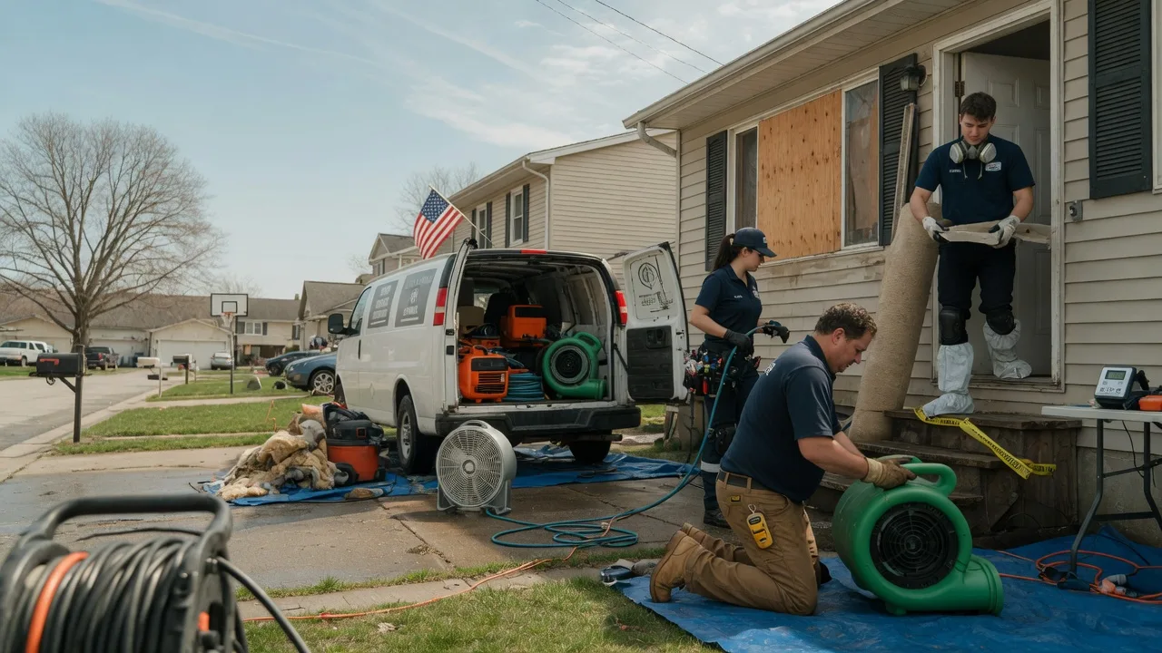 Water Damage Restoration in Brimfield, IL near me